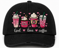 God, Love, Coffee (Pink)